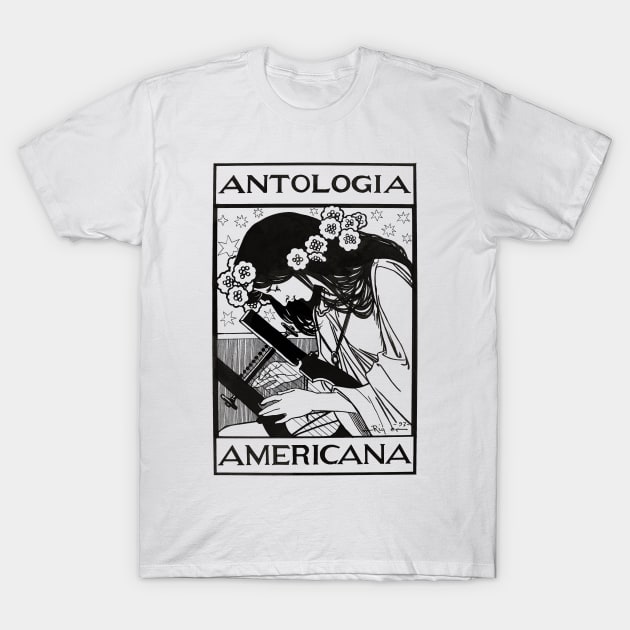 American Anthology book cover T-Shirt by UndiscoveredWonders
